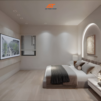 Mẫu nhà phố 2 tầng mái vòm Modern Japandi – Tuyệt tác kiến trúc từ An Thịnh Home