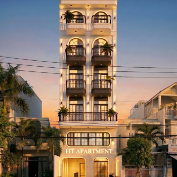 Tuyệt phẩm Căn hộ dịch vụ HT Apartment của anh Hoạt do An Thịnh thi công Quận 4