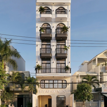 Tuyệt phẩm Căn hộ dịch vụ HT Apartment của anh Hoạt do An Thịnh thi công Quận 4