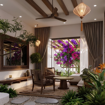 Mẫu Nhà Phố GS'HOUSE: Đẳng Cấp Kiến Trúc Đông Dương Từ An Thịnh