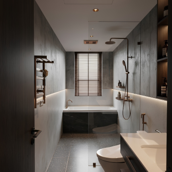 Mẫu Nhà Phố Đẹp Hiện Đại - Khám Phá Căn KH'HOUSE 3 Tầng Sang Trọng Do An Thịnh Thiết Kế