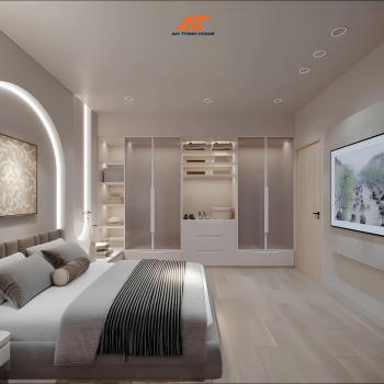 Mẫu nhà phố 2 tầng mái vòm Modern Japandi – Tuyệt tác kiến trúc từ An Thịnh Home