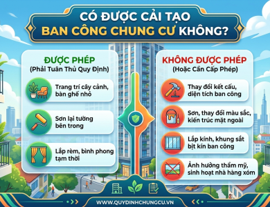 Có Được Cải Tạo Ban Công Chung Cư Không? Hướng Dẫn Chi Tiết Từ