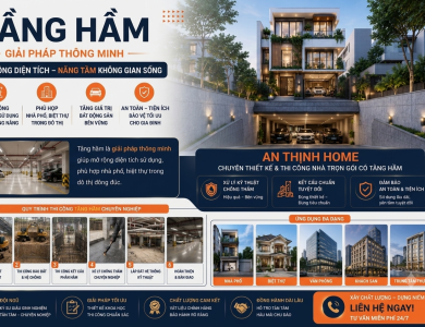 Xây Nhà Trọn Gói Có Tầng Hầm: Giải Pháp Bứt Phá Không Gian Và Kết Cấu