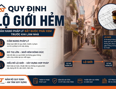 Quy Định Lộ Giới Hẻm Khi Xây Nhà Phố Mới Nhất