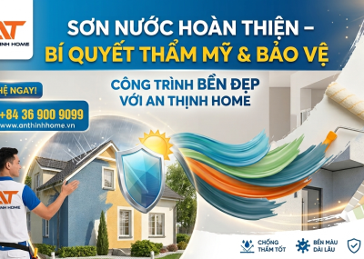 Sơn Nước Hoàn Thiện – Bí Quyết Thẩm Mỹ & Bảo Vệ Công Trình Bền Đẹp